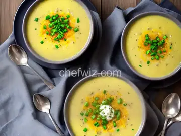 Roasted Garlic Potato Soup