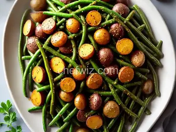 Roasted Green Beans and Baby Red Potatoes