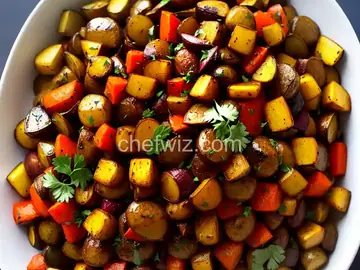 Roasted Indian-Spiced Vegetables