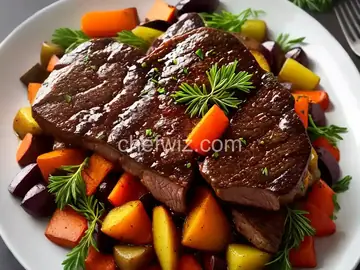 Roasted Lamb with Root Vegetables
