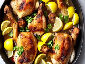 Roasted Lemon Chicken Legs