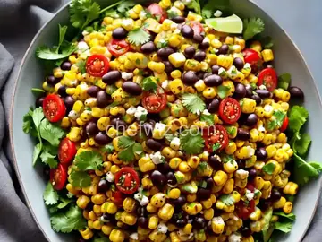 Roasted Mexican Corn Salad with Black Beans