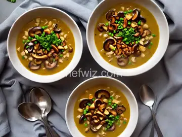 Roasted Mushroom and Sunchoke Bisque