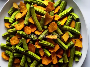 Roasted Okra Chips from 'Mastering the Art of Southern Cooking'