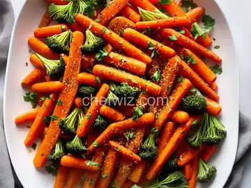 Roasted Parmesan-Garlic Carrots
