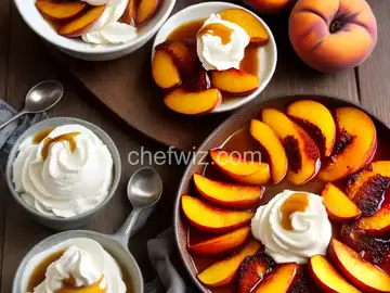 Roasted Peach Sundae Sauce