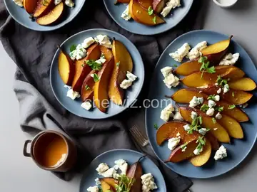 Roasted Pears with Blue Cheese