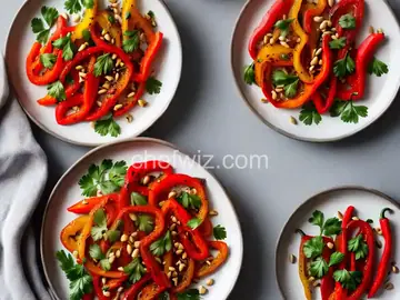 Roasted Peppers with Pine Nuts and Parsley