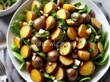 Roasted Potato and Garlic Salad