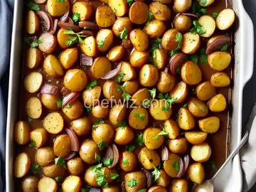 Roasted Potatoes and Onions - Easy and Delicious