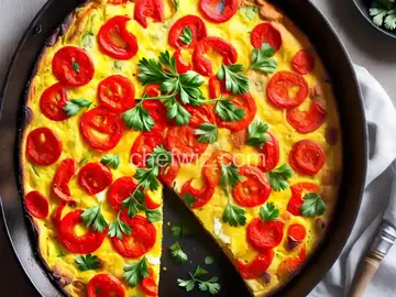 Roasted Red Pepper Frittata