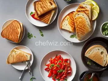 Roasted Red Pepper Panini