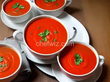 Roasted Red Pepper and Tomato Soup