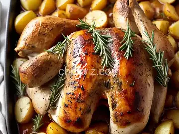 Roasted Rosemary Chicken with Potatoes