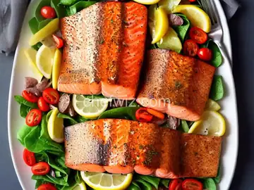Roasted Salmon Nicoise Platter
