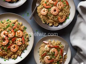Roasted Shrimp and Orzo