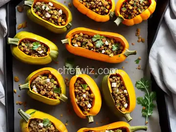 Roasted Stuffed Squash Blossoms