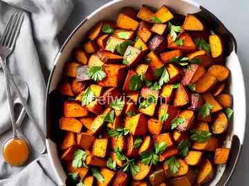 Roasted Sweet Potatoes with Honey Glaze