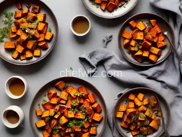 Roasted Sweet Potatoes with Honey and Cinnamon