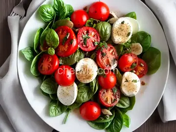 Roasted Tomato Caprese Salad