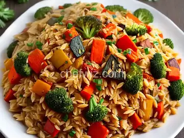 Roasted Vegetable Orzo