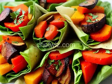 Roasted Vegetable Wraps