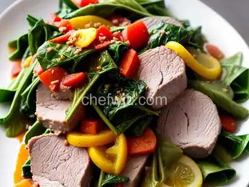 Rolled Pork Florentine