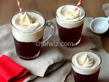 Root Beer Float Jell-O Shots