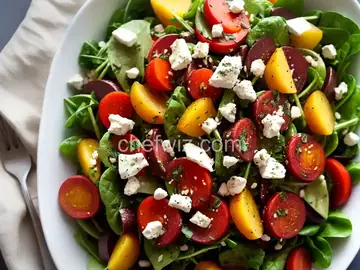 Root Veggie Salad with Horseradish Dressing