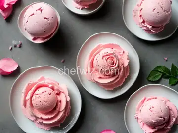 Rose Petal Ice Cream Recipe | Cook the Book