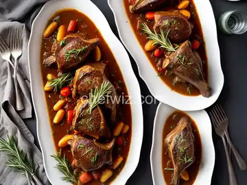 Rosemary Braised Lamb Shanks