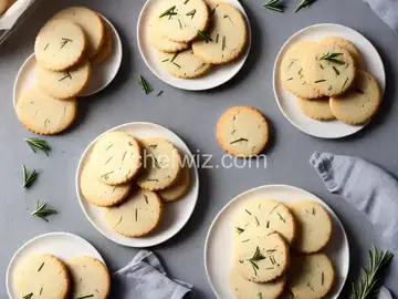 Rosemary-Lemon Shortbread Cookies