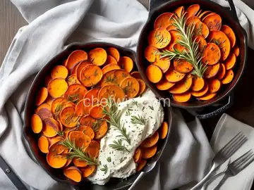 Rosemary Parmesan Sweet Potato