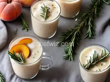 Rosemary Peach Frosty