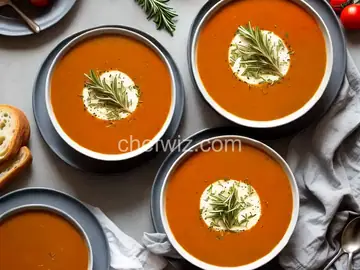 Rosemary Tomato Leek Soup