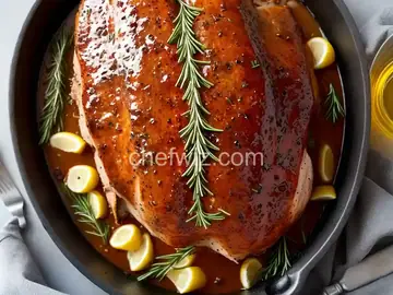 Rosemary and Garlic Smoked Pork Roast
