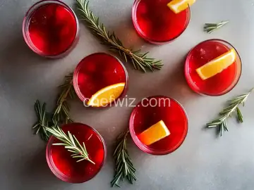 Ruby Red and Rosemary Honey Cocktail