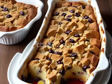 Rum Raisin Bread Pudding