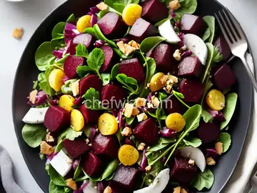Russian Beet Salad with Herring