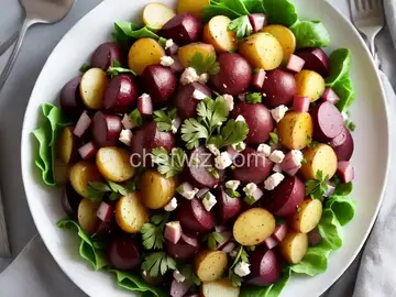 Russian Beet and Potato Salad