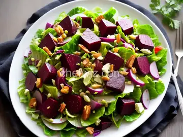 Russian Cabbage and Beet Salad