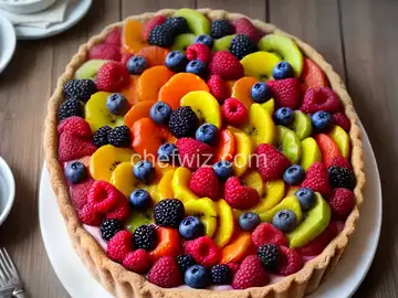 Rustic Autumn Fruit Tart
