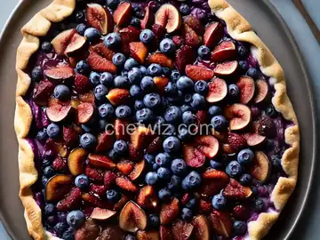 Rustic Blueberry and Fig Crostata