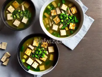 Rustic Miso Soup With Tofu and Seaweed Recipe