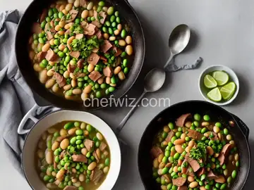 Ruth’s Lima Beans With Smoked Turkey Tail