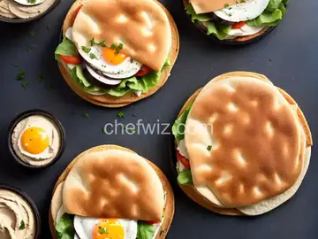 Sabich Sandwiches (Pitas With Eggplant, Eggs, Hummus, and Tahini) Recipe