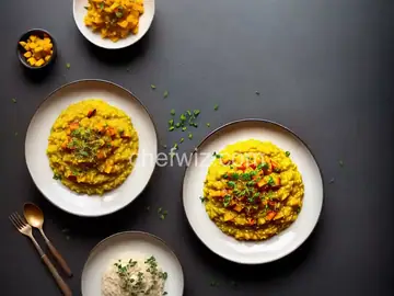 Saffron Risotto with Butternut Squash