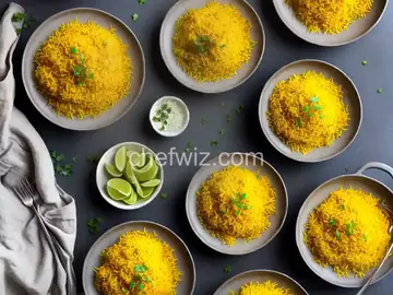 Saffron turmeric rice