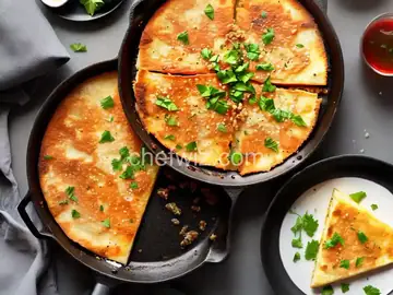 Saganaki With Walnut Vinaigrette (Greek Pan-Fried Cheese) Recipe