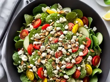 Salata Falahiyeh (Palestinian or Farmers Salad)